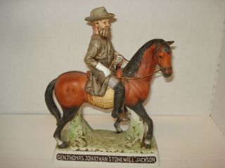 Vintage Grenadier Spirits Co General Thomas Jonathan Stonewall Jackson Decanter