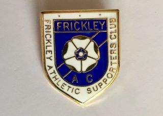 Frickley Athletic Fc Badge Vintage Enamel Football Badge Supporters Club Reeves