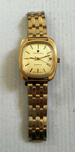 Vintage Men`s Trafalgar Quartz Wristwatch Spares