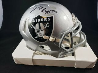 Henry Ruggs Iii Signed Autographed Las Vegas Raiders Mini Helmet Fanatics