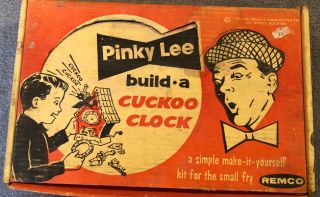 Vintage Remco Pinky Lee Build A Cuckoo Clock Rare