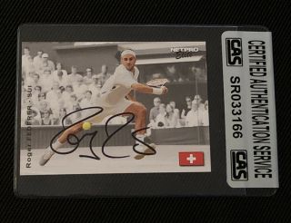 Roger Federer 2003 Netpro Elite Signed Autographed Card Rf1 Tennis Cas Authentic