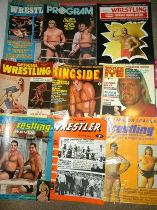 Vintage Wrestling Magazines & Programs 1980 