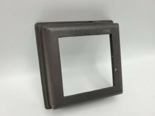 Vintage 6 " X6 " Recessed Adapter Mount For 4 " X4 " Lens Boards - Large Format Camera