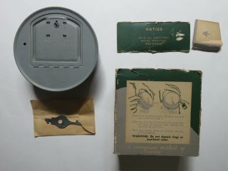 Vintage Add O Bank Self - Registering Coin Bank Advertising w 1 Key Tampa Tire Co 2