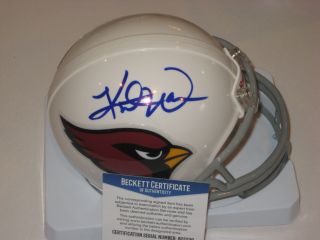 Kurt Warner Signed Arizona Cardinals Mini - Helmet W/ Beckett