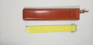 Vintage Pickett Slide Rule N803 - Es Log - Log Dual Base Speed Rule & Case