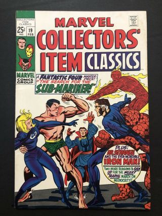 Marvel Collectors’ Item Classics 19 (feb 1969,  Marvel) Vintage Superhero Comic