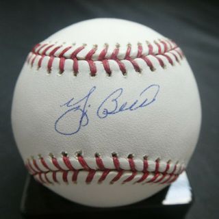 Yogi Berra Signed Baseball With Mlb Authentication Sticker Only