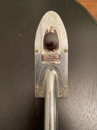 Vintage Sealector Adjustable Heat Sealing Deluxe Tacking Iron