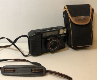 Vintage Canon Sure Shot Cafs 38mm 1:2.  8 Auto Focus 35mm Camera W/case