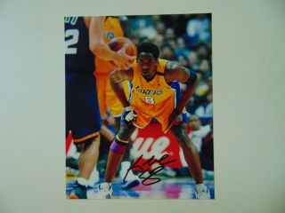 " The Black Mamba " Kobe Bryant Hand Signed 8x10 Color Photo