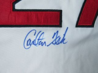 Carlton Fisk Signed Boston Red Sox Jersey