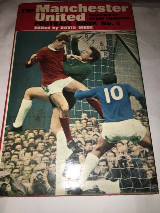 Manchester United Football Book 4 (1969 Vintage/retro Hardback) (vg Cond)