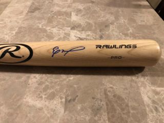 Chicago White Sox Eloy Jimenez Signed Baseball Bat
