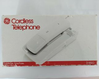 Vintage Retro Ge Cordless Phone Dual Crystal Digital Security Telephone System
