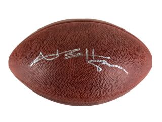 Antonio Brown Signed Official Wilson Nfl The Duke Game Football Jsa Steelers