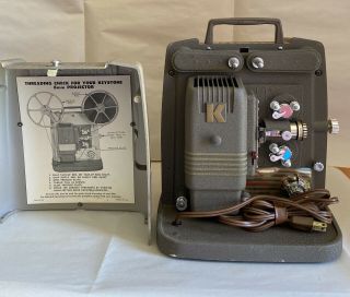 Vintage Keystone Camera K 100g 8mm Movie Projector Ac Only Dca Lamp