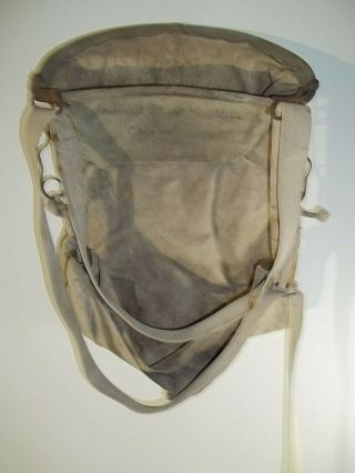 Vintage Wells & Wade No 50 Twin Canvas Fruit Apple Picking Bag Harness