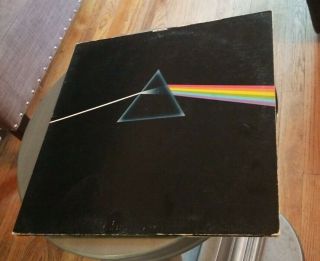 Vintage Vinyl Record Pink Floyd Dark Side Of The Moon 1973 Smas 11163 Psych Rock