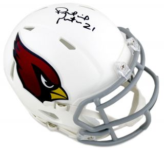 Patrick Peterson Signed Arizona Cardinals Mini Color Rush Speed Helmet