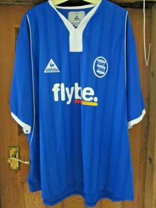 Retro Vintage Birmingham City Football Shirt,  Size Xxl,  Blue Home Le Coq Sportif