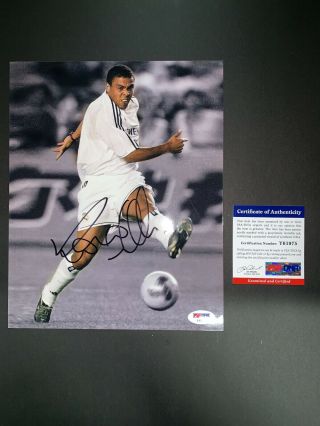 Ronaldo Luis Nazario De Lima Signed 8x10 Photo Psa/dna Y61975