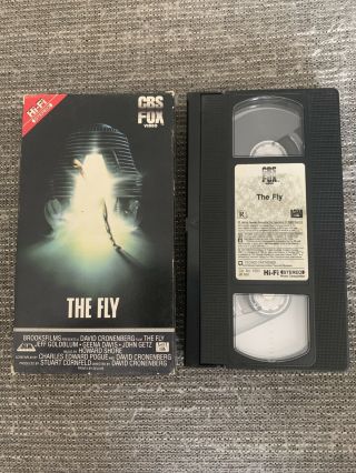 The Fly (vhs,  1986) Vintage Horror,  Cbs Fox