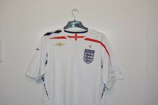 Umbro Vintage England National Team Home Shirt (2007 - 2009) Size Xl