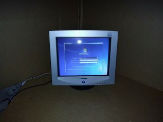 Vintage Gaming Emachines Eview 17f3 786n Vga Crt Computer Monitor 1280 1024 60hz