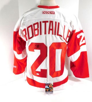 Luc Robitaille Signed Ccm Red Wings Hockey Jersey Jsa Auto Da037192