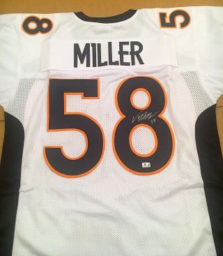 Von Miller Denver Broncos Autographed Signed Jersey Xl