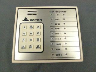 Vintage Acron Security System Keypad As - Is.