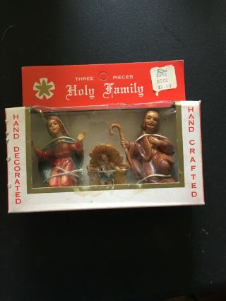 Mini Vintage Holy Family Mary Joseph Jesus Nativity Christmas Hong Kong