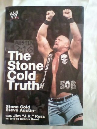 Stone Cold Steve Austin Hand Signed The Stone Cold Truth Book Bas Wwe