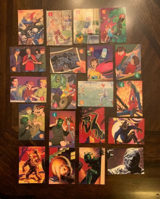 Rare Vintage Topps 1996 Goosebumps Trading Collector Cards 20 Total