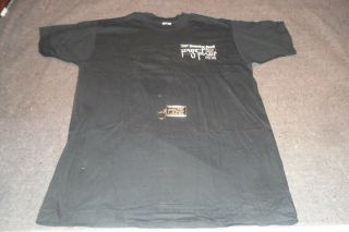 Vintage Nos Led Zepplin Jimmy Page / Robert Plant 1995 Tour Black T Shirt Sz Xl