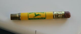 vintage John Deere bullet pencil; B.  J.  Brandstetter & Son,  Wayne Nebraska 3