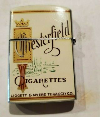 Vintage Chesterfield Cigarettes Lighter Continental Japan 2