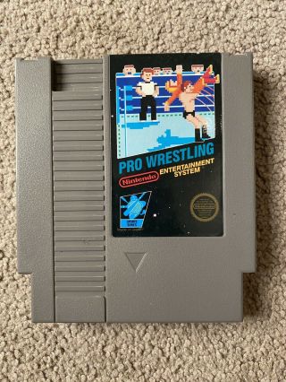 1987 Pro Wrestling (nintendo Entertainment System,  Nes) Vintage.