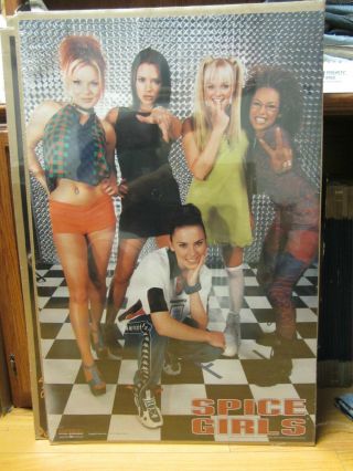 Vintage Rock And Roll Spice Girls 1997 Poster