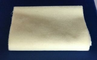 Vintage Mohair Bear Fabric - Dense White - 9 " X 22 " - 1/8 " Pile - Edinburgh Imp.