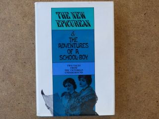 Vintage Hardcover Book The Epicurean & The Adventure Of A School Boy