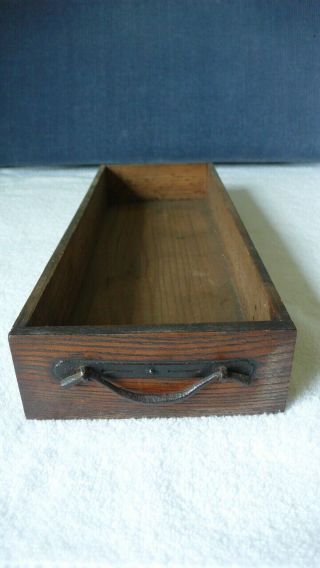 Vintage Wood Drawer Collectible 16 " X 5 3/4 " X 2 3/8 " With Pull Decor Storage
