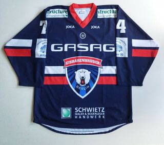 Vintage Eisbaren Berlin Hockey Shirt Jersey Ice Hockey Wendt Size Xl