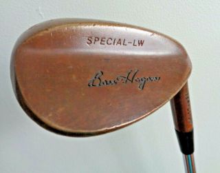 Vintage Ben Hogan Special Lw 60 Beryllium Copper Lob Wedge Rh - 35 " Steel Shaft