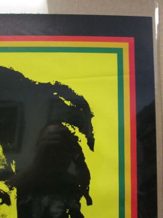 vintage 1990 Bob Marley memorial poster 1945 - 1981 7972 2
