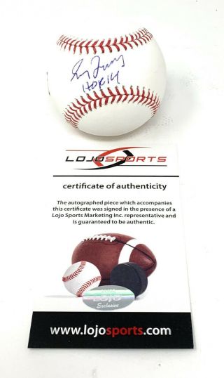 Greg Maddux Braves Cubs Signed Autograph Mlb Baseball Hof Insc Lojo Certified