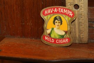 Vintage Hav - A - Tampa Mild Cigar Label Band Pretty Lady