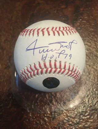 Willie Mays Signed Autographed Auto Roml Baseball “hof 79” Say Hey Holo Giants